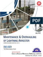 Pamphlet On Maintenance and Overhauling of Lightning Arrester