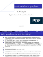 ##Dirac-Like Quasi Particles in Graphene - Gusynin - Talk - Dubna 2009