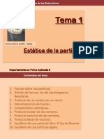 Tema 1 Estática de La Partícula 2023