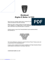 Rover 1.8 VVC Engine Workbook