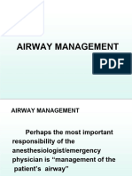 Airway Managmenat Normal and Difficult