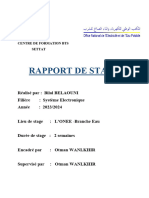 Rapport de Stage ONEE