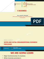 Week2 EBusinessFunctional Areas