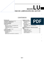 Sistema de Lubricación Del Motor: Contenidos