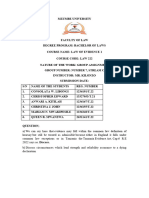 Evidence Law Group Assignment 2