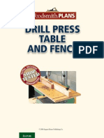 Drill Press Table