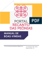 MANUAL DE BOAS-VINDAS - Portal Recanto Das Pêonias