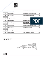 Manual Sierra Sable 1200w Makita Jr3051 TK