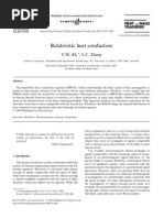 Relativistic Heat Conduction