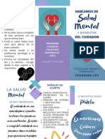 Triptico Salud Mental Del Cuidador