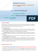 SLIDES SUR LES MARCHES FINANCIERS - PART 2 - Ver 1.0