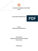 Formulación Del Proyecto de Software. GA1-220501092-AA3-EV02.