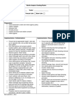 Sterile Asepsis Grading Rubric 2022