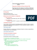 Semana 2 - Guia-Pratico - Instalação e Configuração Do Ambiente de Desenvolvimento Web - Parte2 - Linux - Desenvolvimento Web - COM320 - Rev