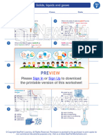 Worksheet Science Grade 6 Solids Liquids and Gases 2 0