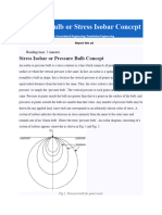 Pressure Bulb or Stress Isobar Concept