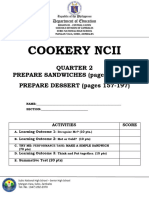 q2 Prepare Sandwich and Dessert