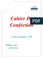 Cahier de Confection