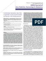 Underlying Anomalies That May Contribute To Decreased Fertility in Patients With Endometriosis