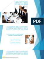 ELEMENTOS GENERALES DEL ACTO CONSTITUTIVO DE SOCIEDAD UCASAL 2023 Prof. ALICIA BARANDA