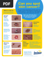 Can You Spot Skin Cancer A3 Poster