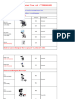 Microscope-Distributor Price List V20220809