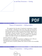 Algorithms and Data Structures - Sorting