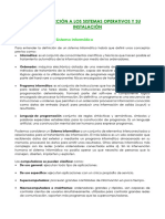 Tema 1 ISO. Introducción A Los Sistemas Operativos y Su Instalación