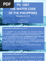 Group 5 PD 1067 Water Code Presentation