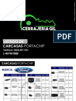 Carcasas y Portachip - Catalogo Cerrajería Gil - Marzo 2023