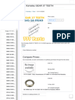 141-14-35243 Komatsu GEAR 37 TEETH