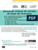 Demande Retraite Reversion