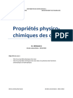 Proprietés Physico Chimiques Des Oses - DR BENSAAD