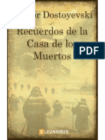 Recuerdos de La Casa de Los Muertos-Dostoyevski Fiodor