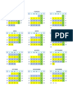 Calendario 2024 Una Pagina