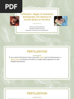 Lecture 3. Fertilization