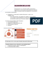 Evaluación de La Voz