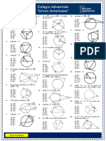 Separata - Ángulos en La Circunferencia - 3ro Sec - SR