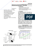 Csd95375Q4M Synchronous Buck Nexfet™ Power Stage: 1 Features 2 Applications