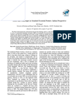 Issues and Challenges in Standard Essential Patents: Indian Perspective