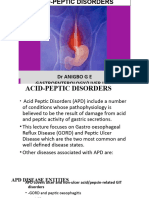 Acid Peptic Disorder and Gerd