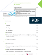 Worksheet Answers Biological Molecules