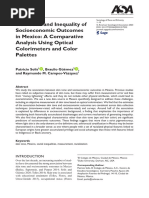 Solis Et Al 2023 Skin Tone and Inequality of Socioeconomic Outcomes in Mexico A Comparative Analysis Using Optical