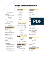 Edexcel A Level Maths Inverse Formula Sheet