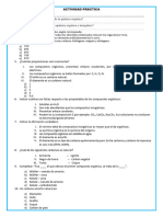 Actividad Práctica - Química Orgánica - 2°