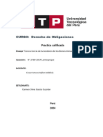 Practica Calificada Derecho de Obligaciones