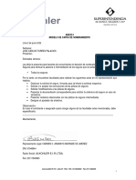 Carta de Nombramiento ALKHOLER - 4 POLIZAS TRECK