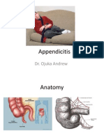 Appendicitis: Dr. Ojuka Andrew