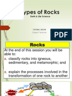 Types of Rocks PDF