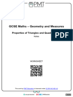 D. Properties of Triangles and Quadrilaterals